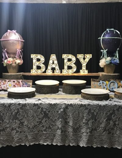 Baby shower decoration